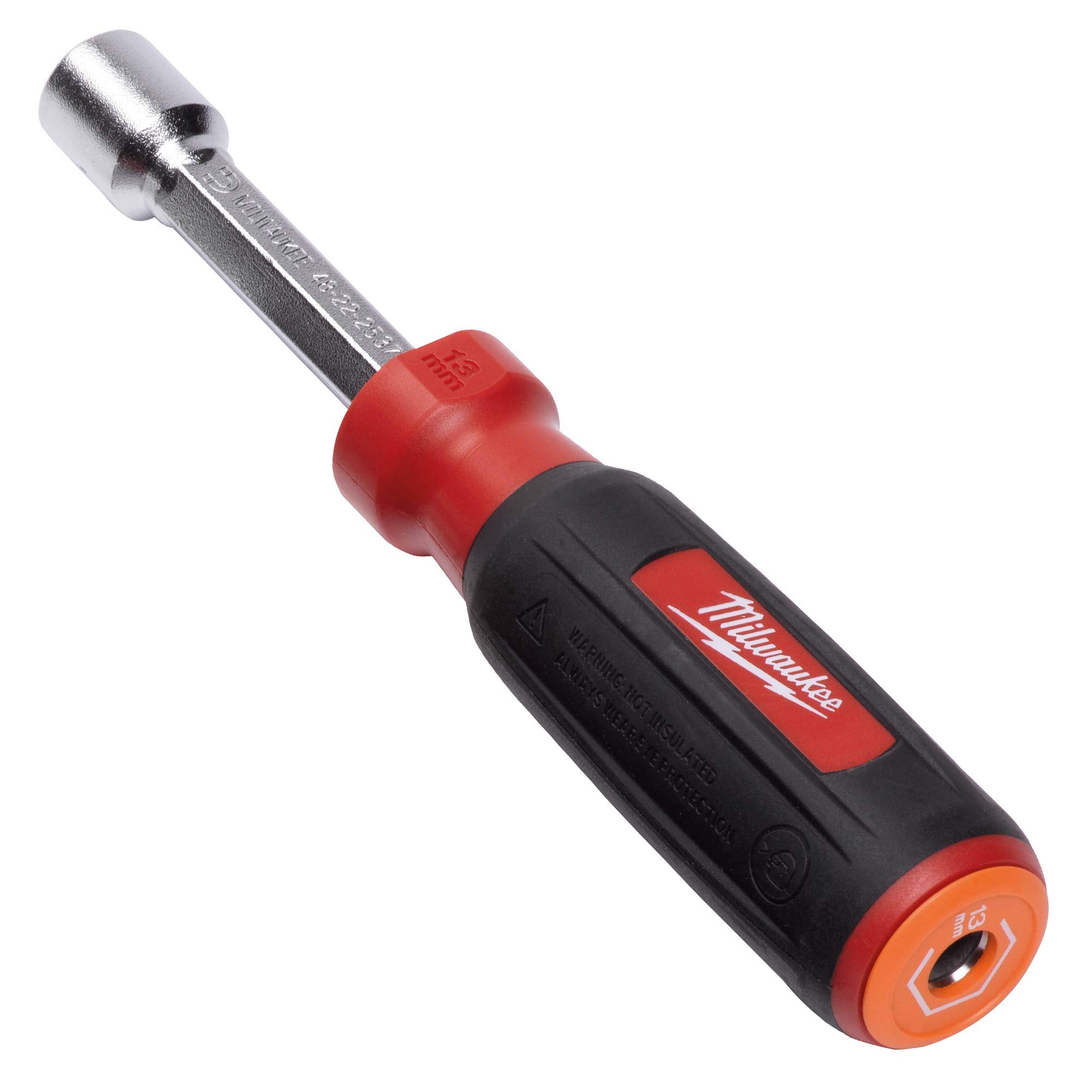 Milwaukee 48-22-2537 13mm Magnetic Nut Driver - Professional Screwdriver Bit for Fastening & Assembly | Ideal for Construction, Automotive & DIY Projects