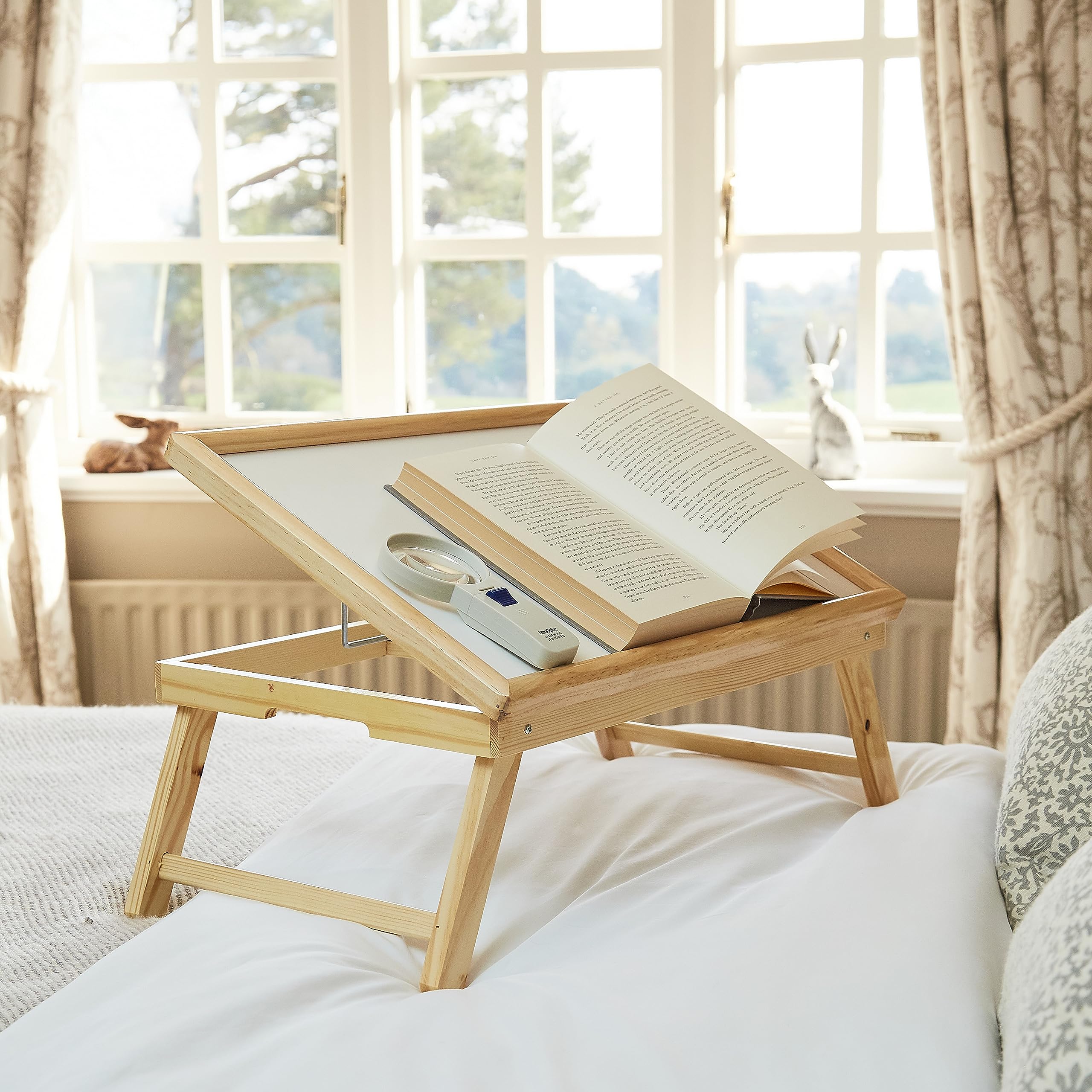 NRS Adjustable Tray - Bed Table for Eating & Reading