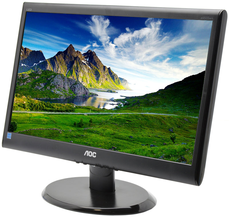 AOC 18.5 Inch Widescreen LCD Monitor (E950Swn) - HD Computer Display for Home Office, Gaming & Entertainment