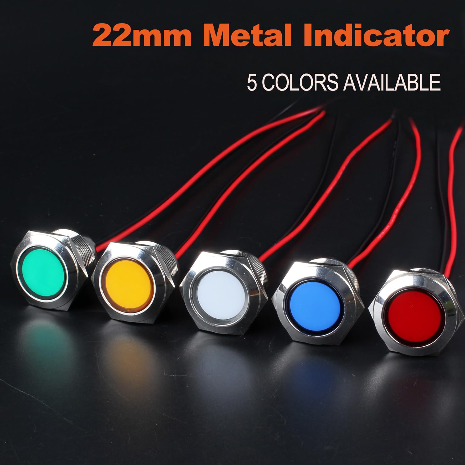 2PCS 22mm (7/8