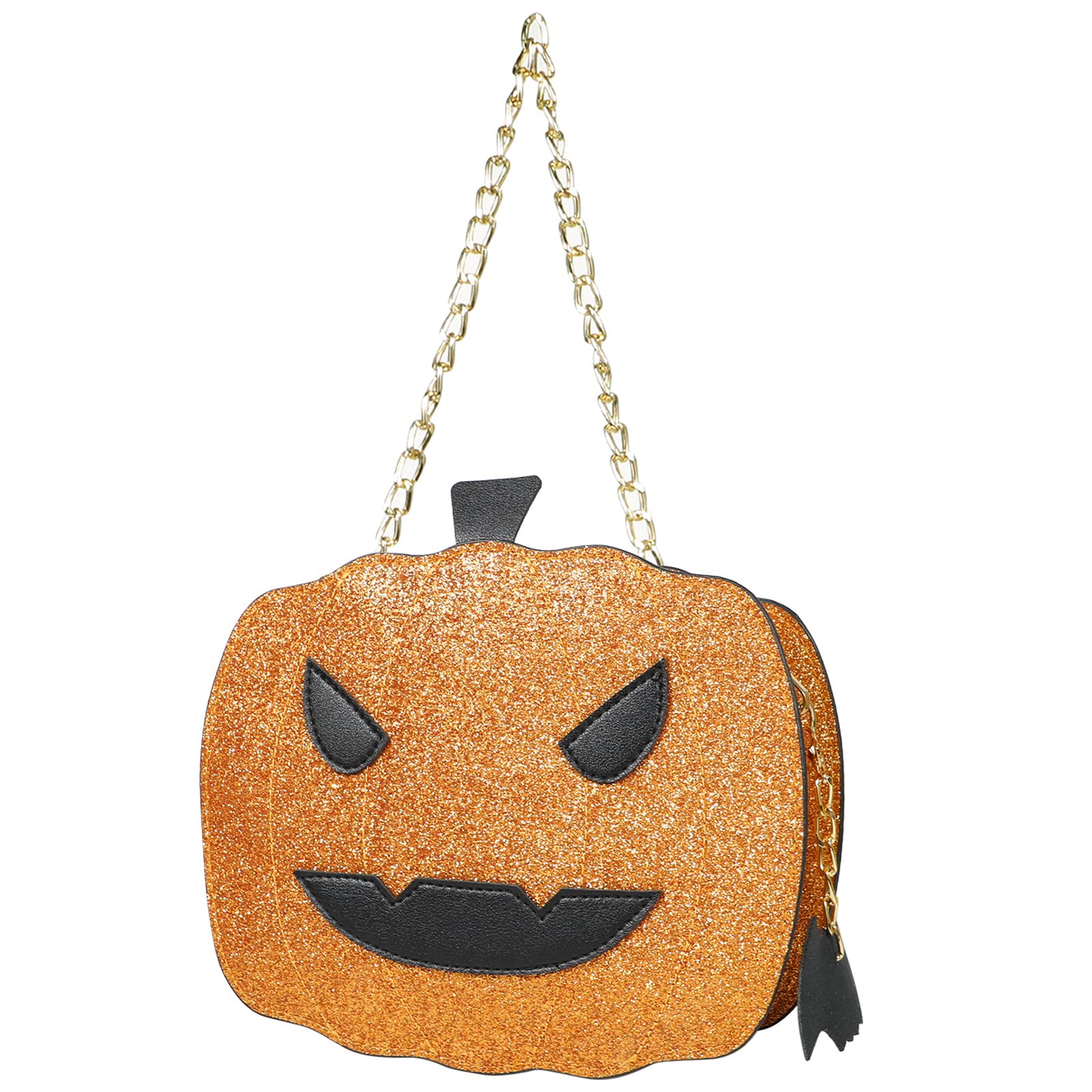 Women's Pumpkin Shoulder Bag - Halloween Bat Spider Web Devil Tote Purse for Trick or Treat, Cosplay & Party Accessories | Cute Gothic Handbag for Women & Girls