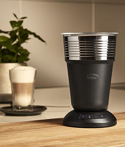 K-Fee® Lattaero Electric Milk Frother - Stainless Steel Whisk for Hot & Cold Frothy Milk - Easy Clean Handheld Foam Maker - Perfect for Cappuccino, Latte & Hot Chocolate at Home