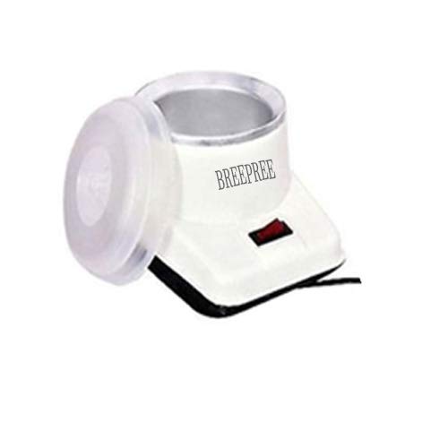 BREEPREE Non-Stick Waxing Machine for Women - Painless Hair Removal with Easy Clean Coating (White) | Perfect for Home Use, Salon, Bikini & Facial Hair Removal