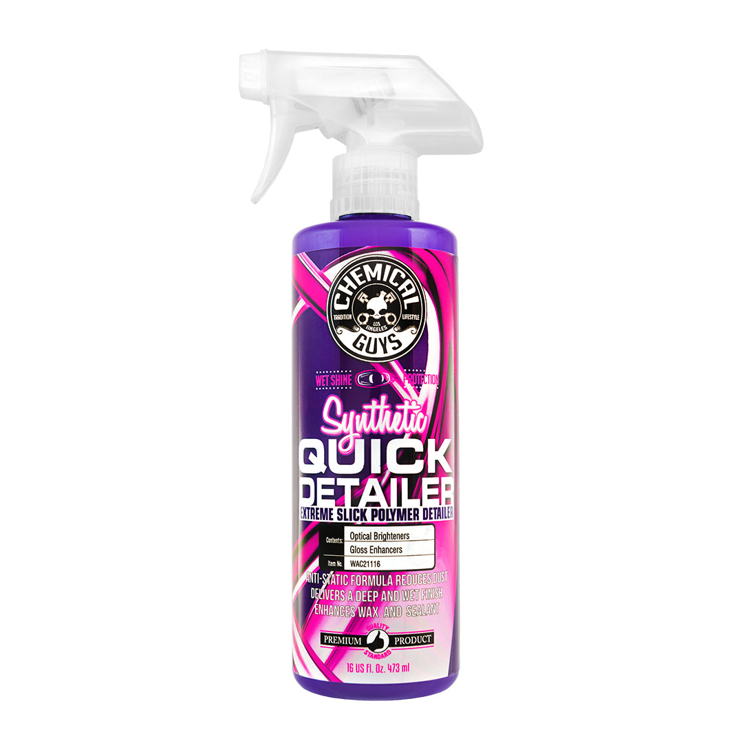 Chemical Guys Extreme Slick Synthetic Quick Detailer 16oz - Premium Car Detailing Spray for Shine & Protection - Perfect for Cars, Trucks & Motorcycles After Washing or Between Washes