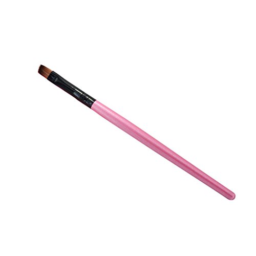 Professional Eyebrow Makeup Brush - 1Pc Cosmetic Brush for Eyeliner, Lash & Brow Definition (Pink) | Perfect for Salon, Home Makeup & Travel Beauty Kit