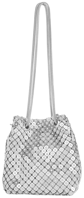 Sparkling Rhinestone Bucket Hobo Bag for Women - Elegant Shiny Evening Clutch Purse for Prom, Party & Special Occasions | Perfect Wedding, Gala & Night Out Accessory