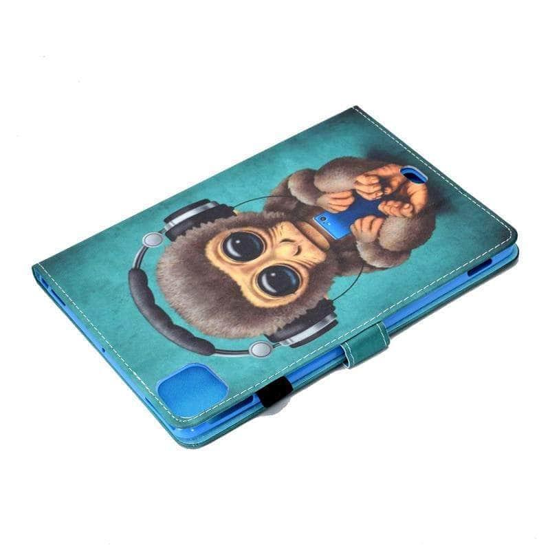 iPad Air 4 (2020) 10.9-inch Cartoon Color Leather Stand Case - Protective Cover with Kickstand for Work, Study & Entertainment