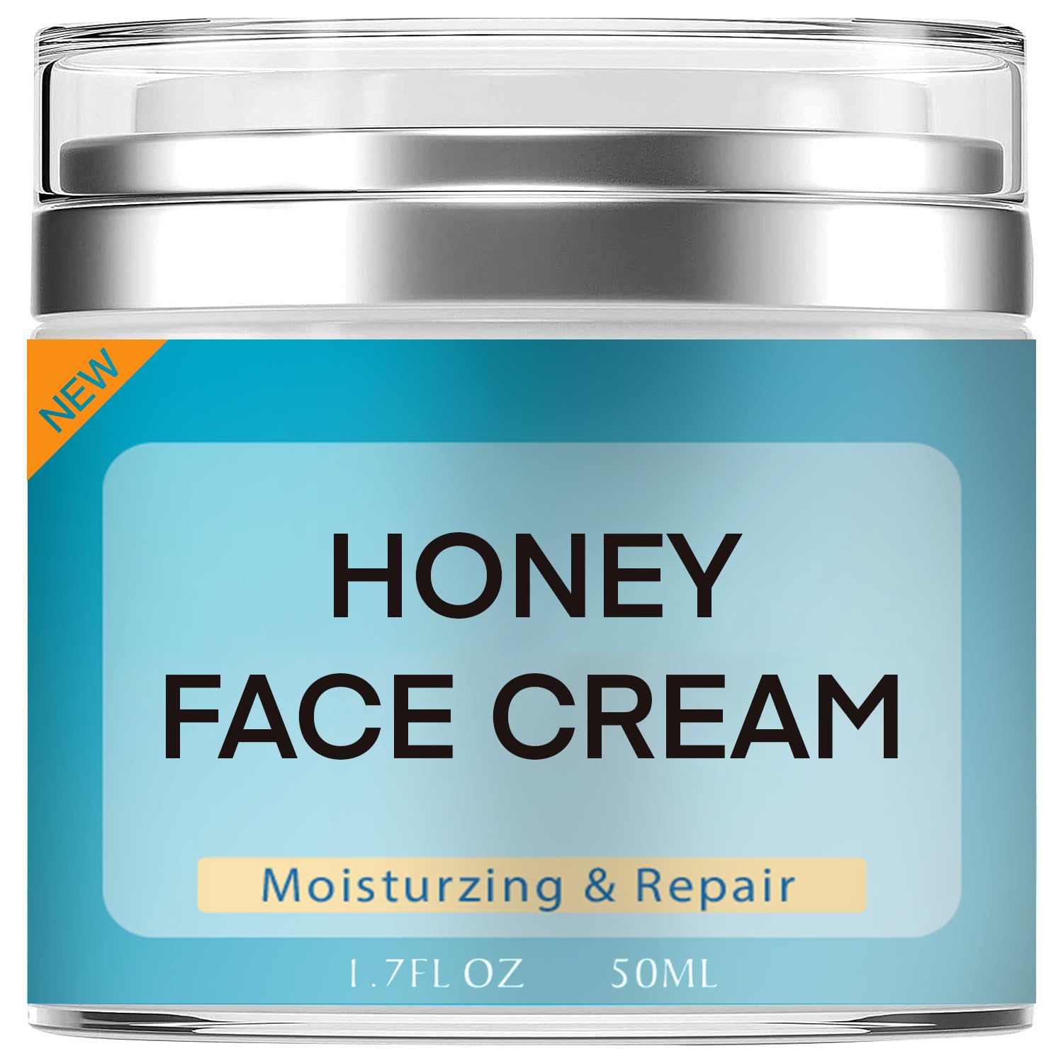 Honey Cream for Face & Skin - Neck Firming & Body Moisturizing Lotion | Hydrating Anti-Aging Skincare for Day & Night Use