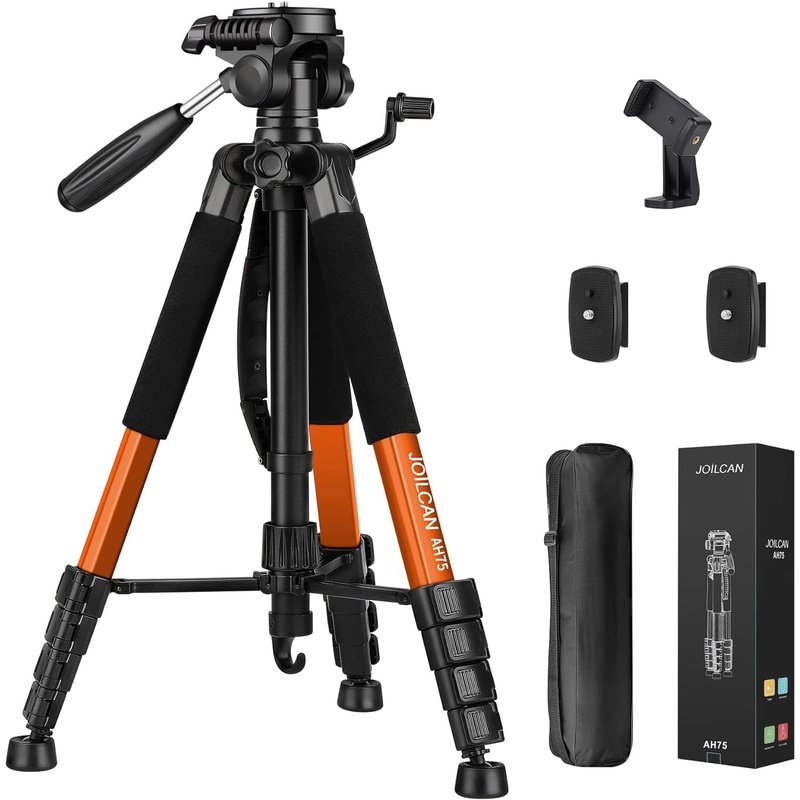 Professional Heavy Duty DSLR Camera Tripod & Monopod Stand - 74