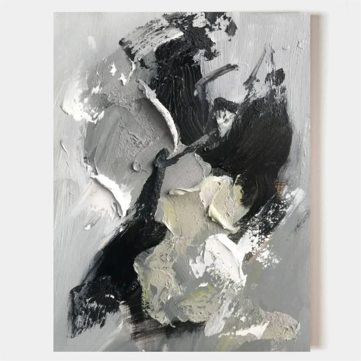 Abstract Painting #AB 154 - Modern Wall Art for Living Room, Bedroom & Office Decor | Handmade Canvas Artwork