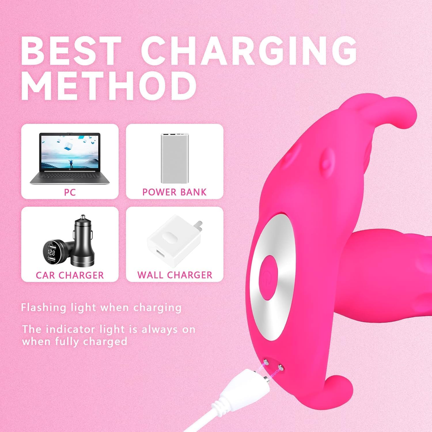Butterfly Thrusting Dildo - Remote Control Vibrator for Women & Couples, G-Spot & Clitoral Stimulator - Adult Sex Toy for Solo Play & Couples Intimacy