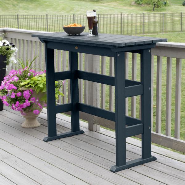 Lehigh Bar Height Balcony Table - Outdoor Bistro Table for Small Spaces, Patio, Deck & Balcony - Perfect for Coffee, Drinks & Dining Al Fresco