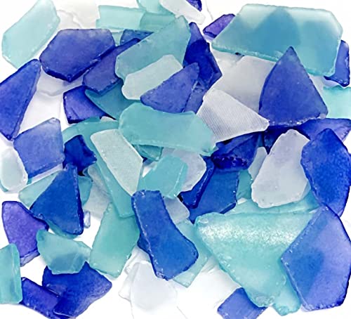 Cobalt Blue White & Aqua