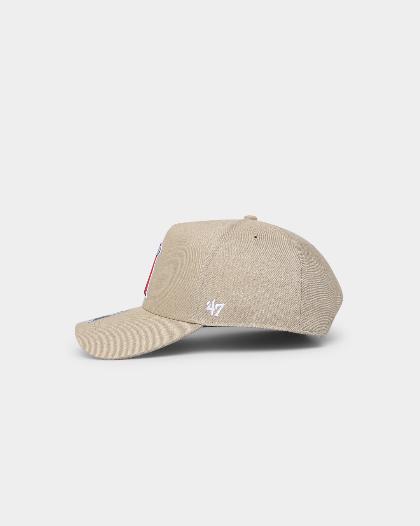 47 Brand Los Angeles Angels Replica MVP DT Snapback Khaki Hat - Official MLB Baseball Cap for Men & Women - Perfect for Games, Tailgating & Fan Collections