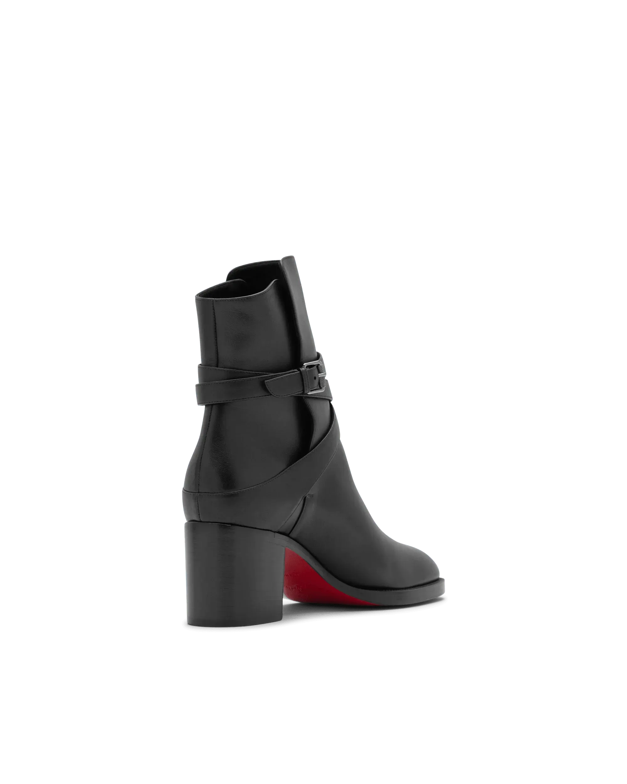 Karistrap Leather Ankle Boots for Women - Stylish & Comfortable Chunky Heel Booties - Perfect for Fall, Winter & Casual Outfits