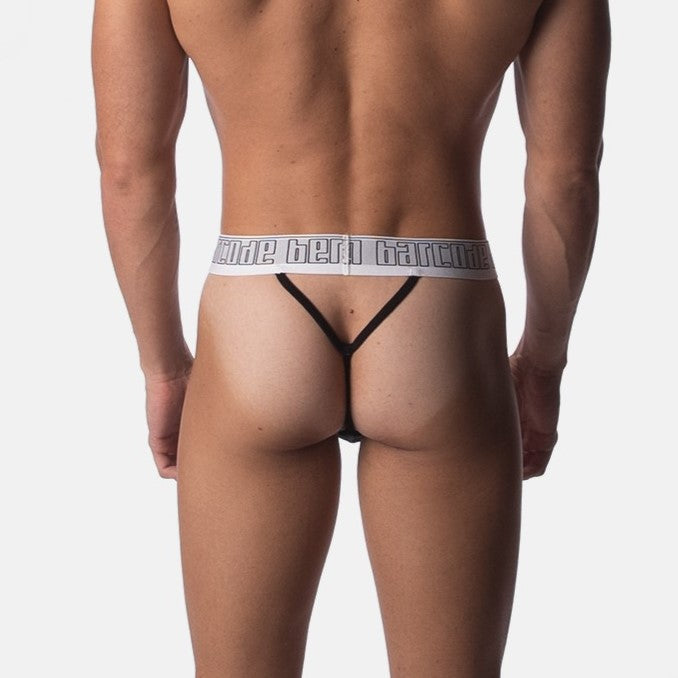 Berlin Ashley Cotton Thong Underwear for Women - Soft & Comfortable Black Bikini Panties - Perfect for Daily Wear, Workout & Lounge