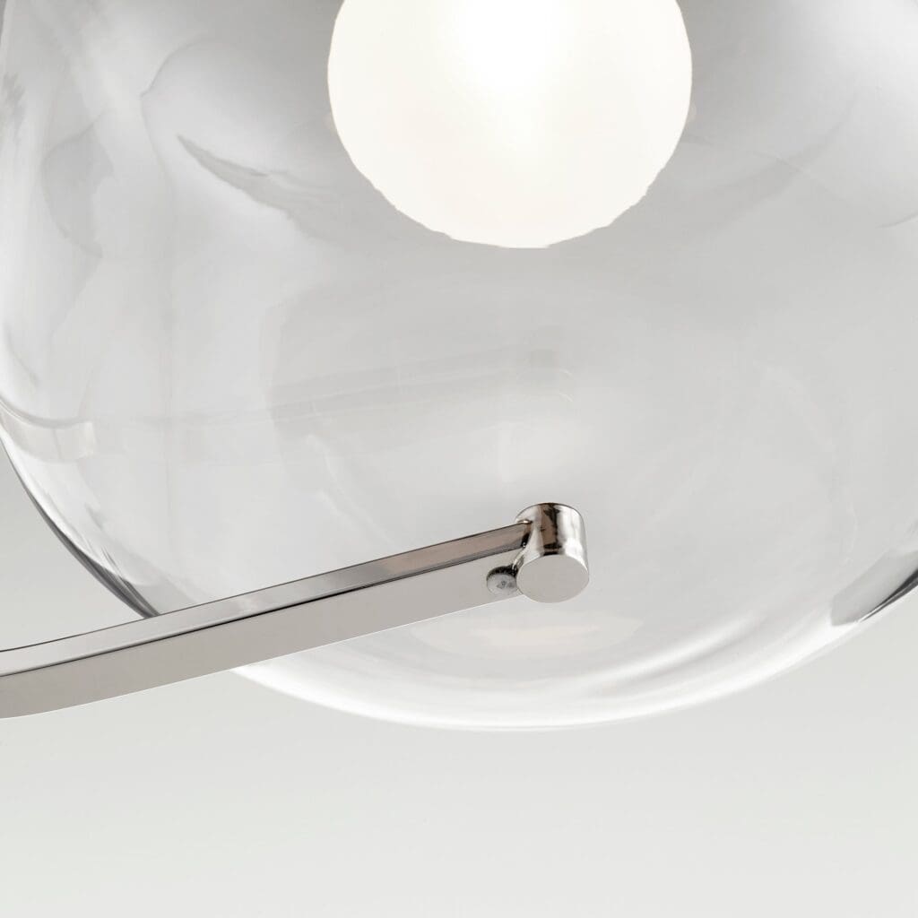 Cyan Design 10556 Isotope Pendant Light Fixture in Polished Nickel - Modern Ceiling Lighting for Dining Room, Bedroom & Living Room