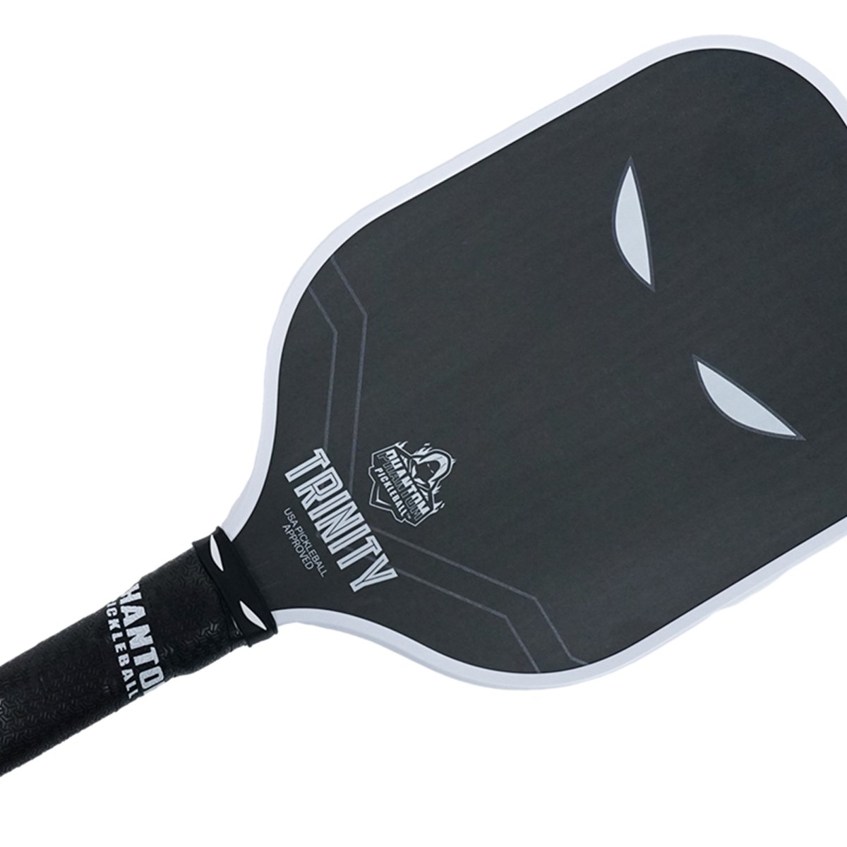 Phantom Trinity Pickleball Paddle - Premium Carbon Fiber Paddle for Control & Power | USA Pickleball Approved | Perfect for Tournaments & Recreational Play