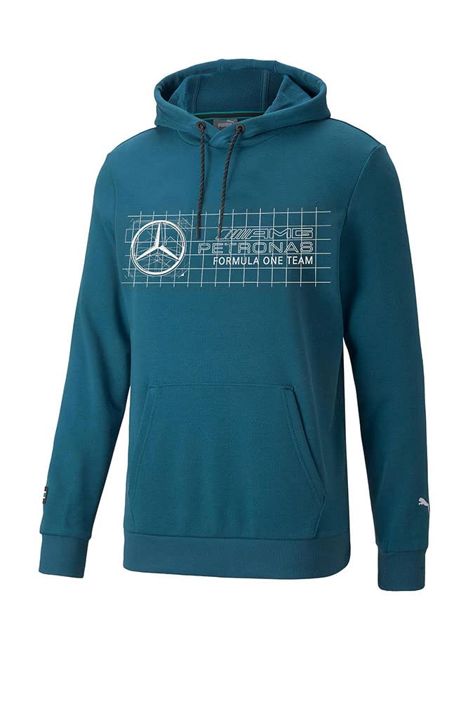 PUMA MAPF1 Logo Hoodie for Men & Women - Stylish Cotton Blend Pullover with Front Pocket - Perfect for Gym, Running & Casual Wear