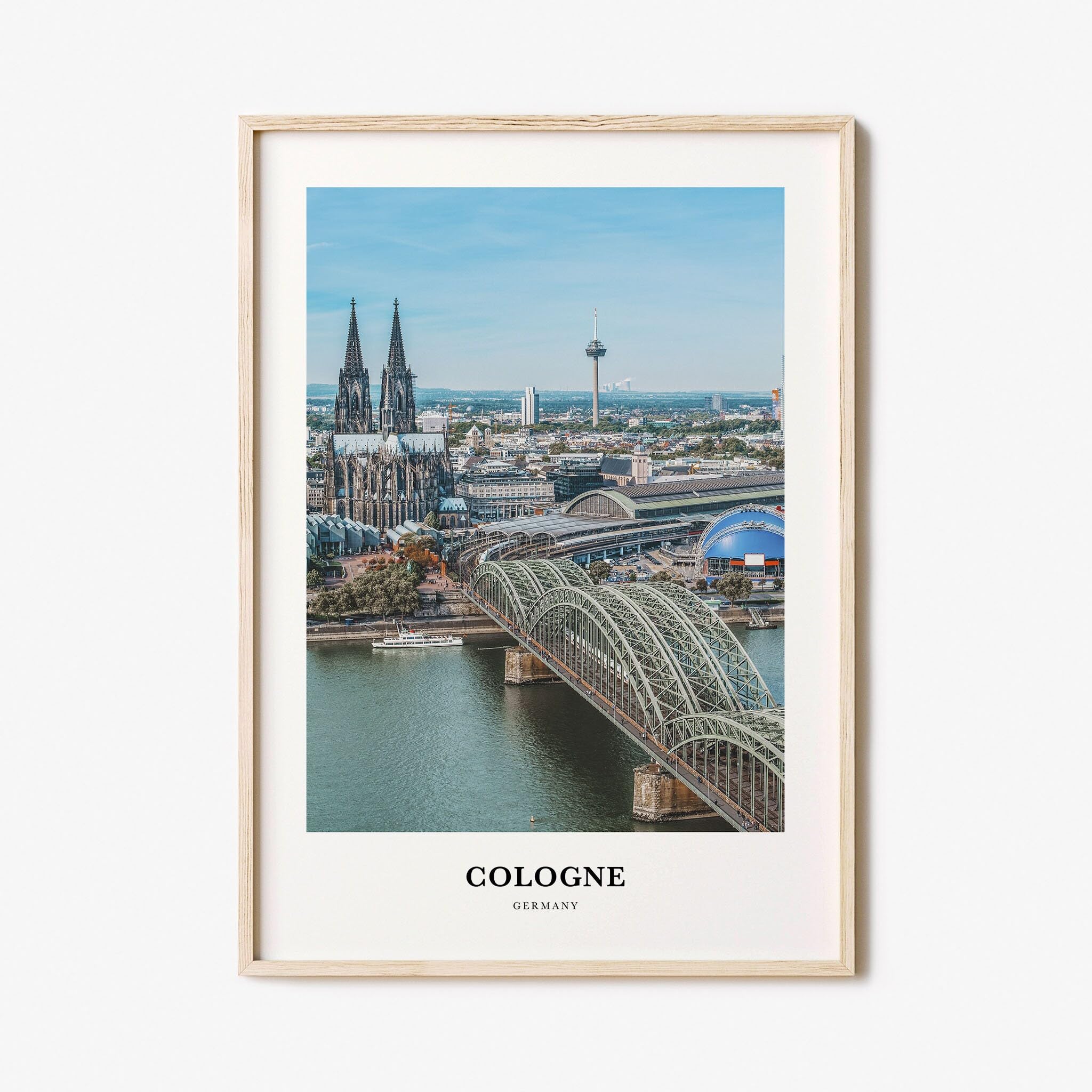 Premium Cologne Germany Travel Poster - High Quality Cologne Photo Print & Wall Art Decor for Home, Office, or Gift - Perfect for Travel Lovers & Germany Enthusiasts