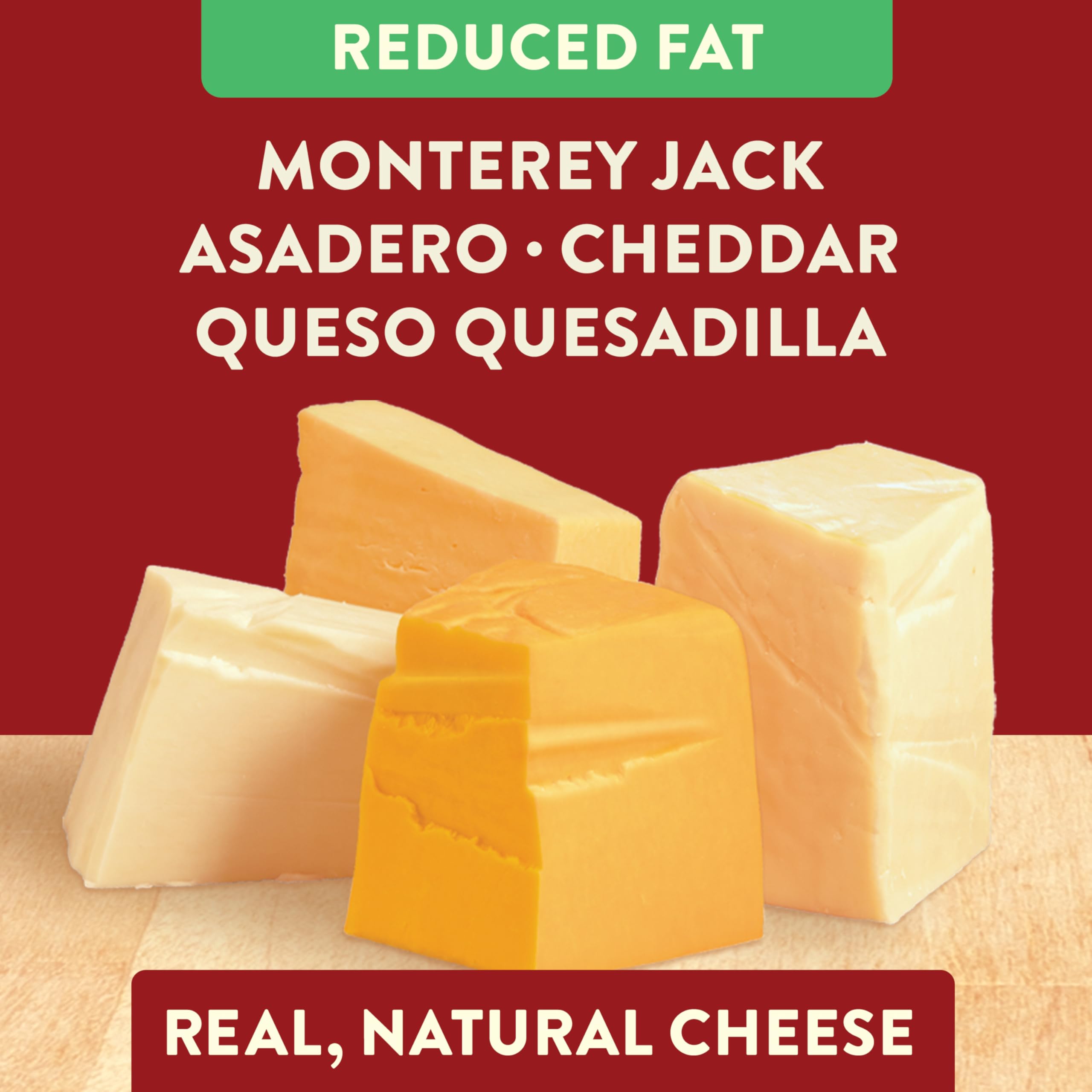 Sargento Shredded Reduced Fat 4 Cheese Mexican Blend Natural Cheese, 7 oz - Perfect for Tacos, Nachos, Quesadillas & Mexican Dishes