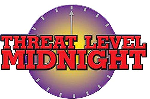Threat Level Midnight Sticker - Durable Vinyl Decal for Cars, Trucks, Laptops, Phones & Walls - Waterproof Auto & Home Decor Sticker - Perfect for Personalizing Vehicles, Tech Devices & Home Office