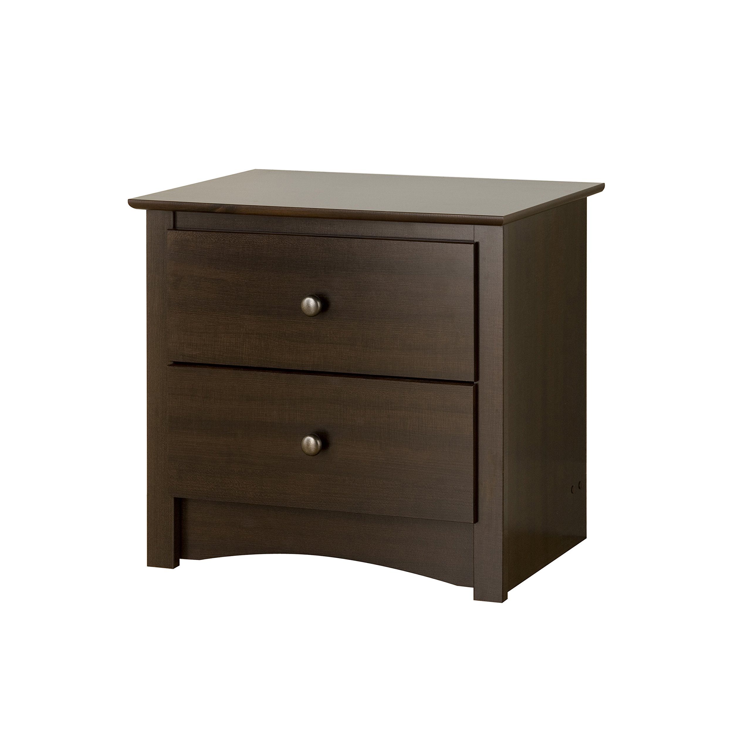 Sonoma 6 Drawer Double Dresser & 2-Drawer Nightstand Set in Espresso Finish - Modern Bedroom Furniture for Master Bedroom, Guest Room, or Dorm Organization