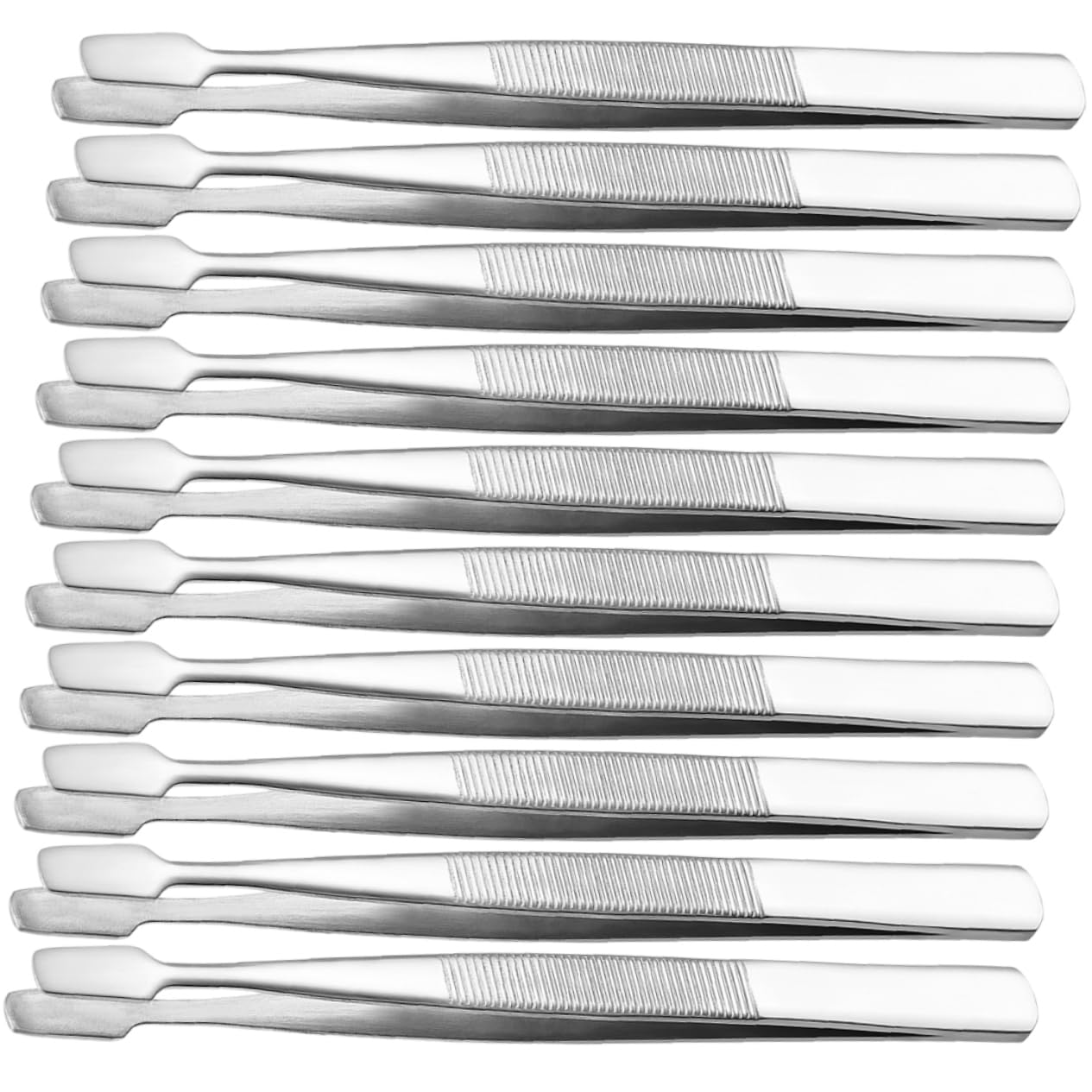 10pcs Fake Lash Tweezers Beak Clip - Precision Jewelry Making & Bead Working Tools - Perfect for Eyelash Extensions, Stamp Collecting, and Craft Projects