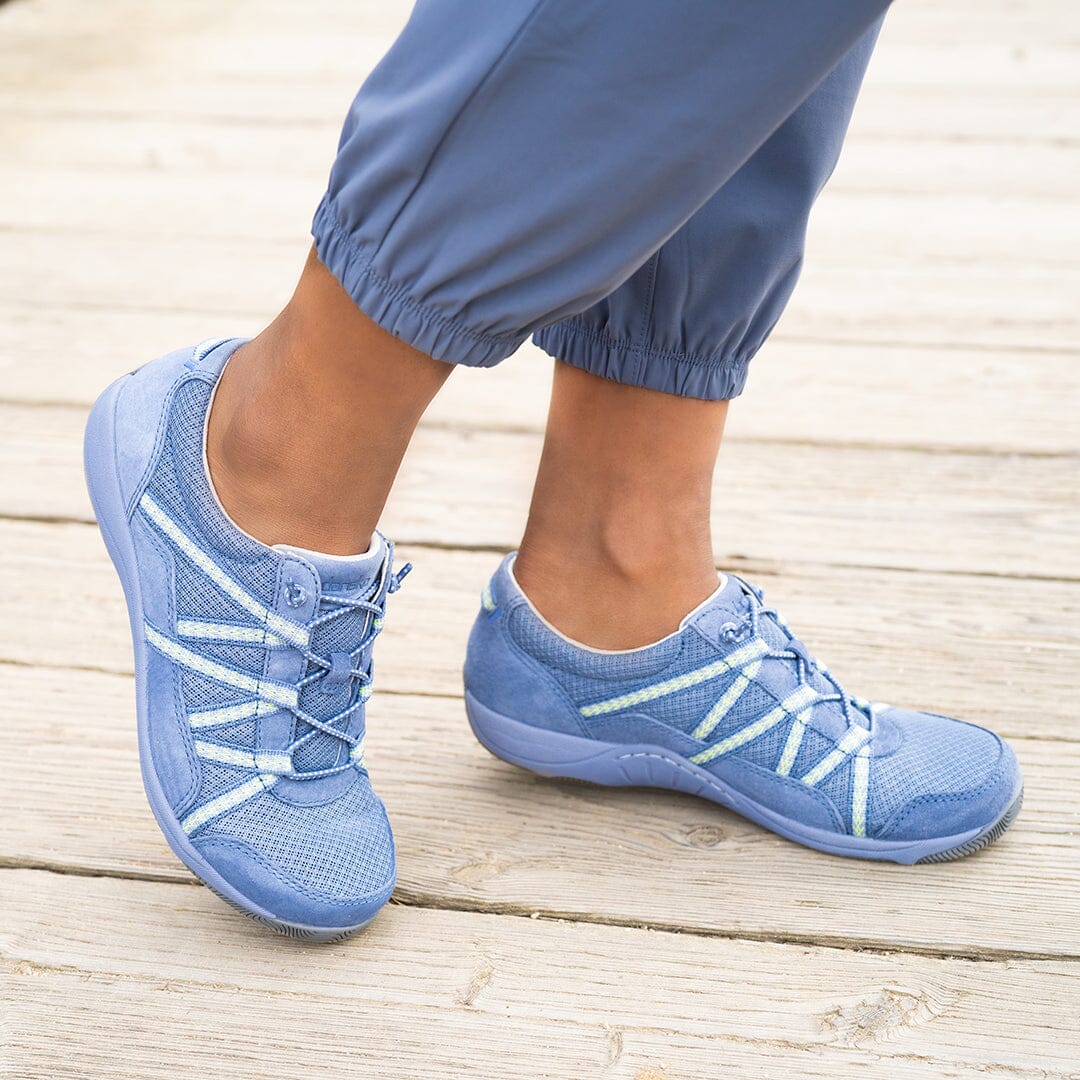 DANSKO HARLYN Suede Sneakers for Women - Comfortable Slip-On Walking Shoes for Nurses, Teachers & Professionals - Casual & Work Footwear for All-Day Wear