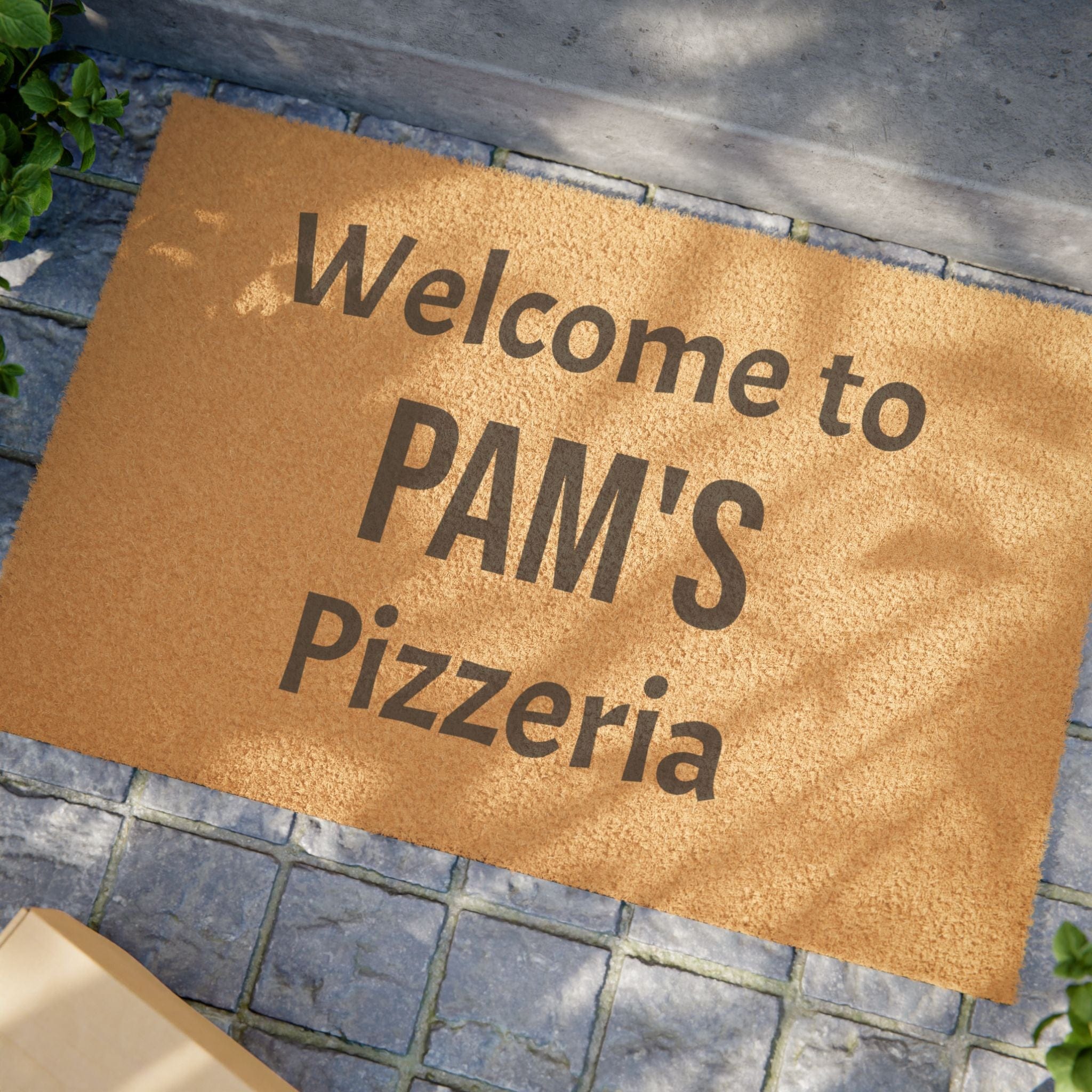 Non-Slip Pizzeria Doormat - Funny Pizza Lover Welcome Mat for Kitchen & Restaurant Entrance - Perfect for Home, Cafe, or Italian Restaurant Decor