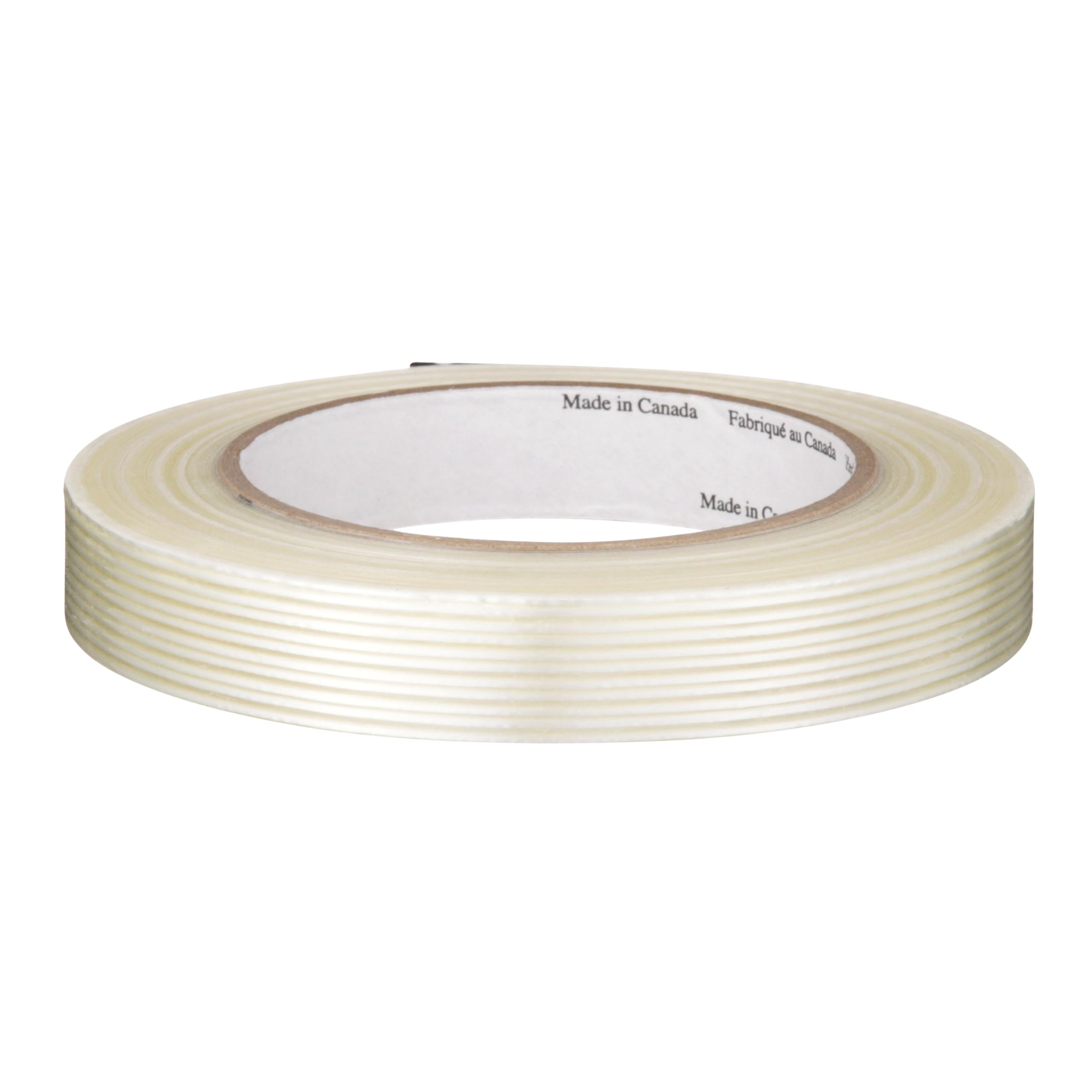 3M Tartan Filament Tape 8934 - Clear Heavy Duty Packaging Tape, 18mm x 55m (4 Mil Thick), 48 Rolls/Case - Ideal for Shipping Boxes, Moving & Industrial Packaging