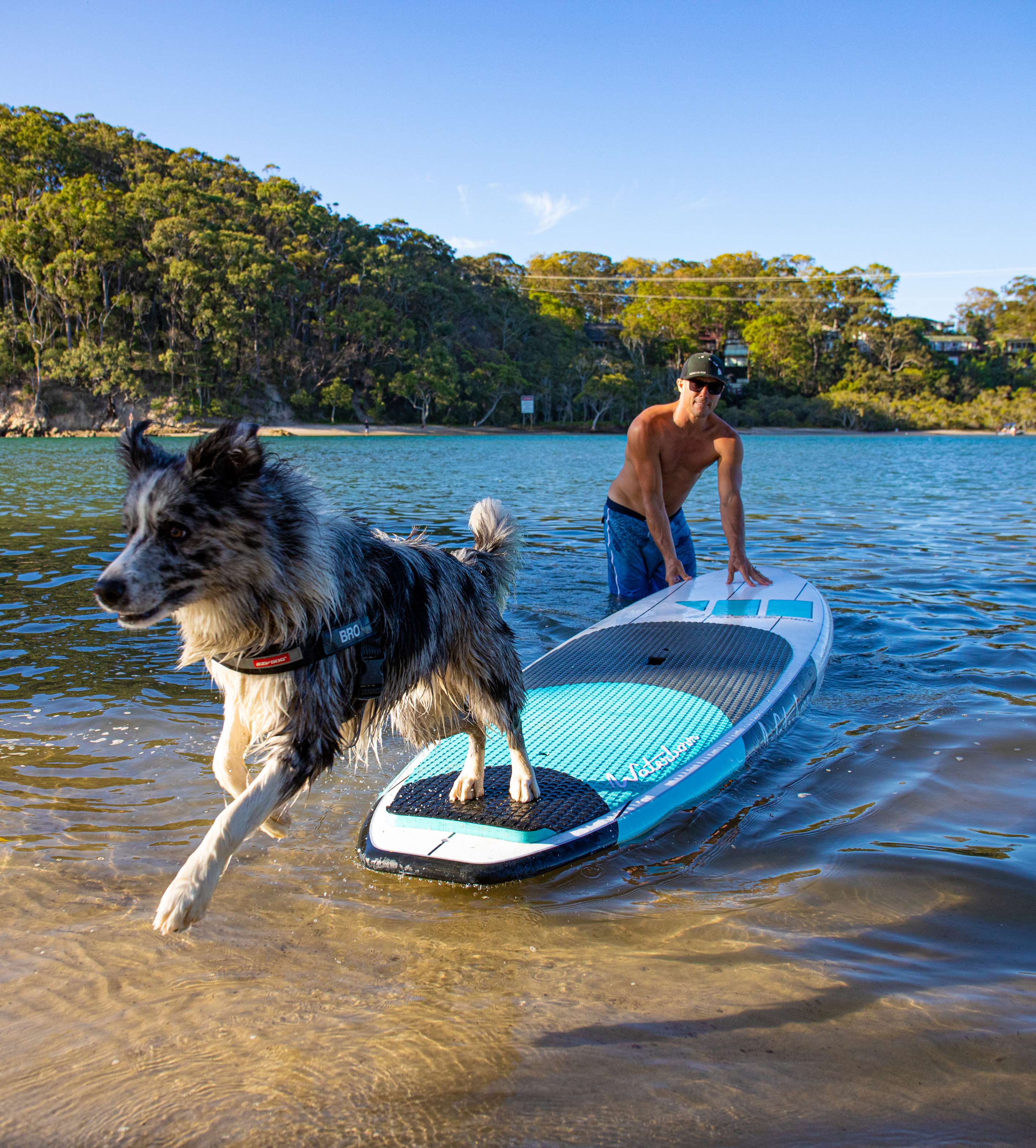 SUP WB SUBLIME 10.6 White/Blue Stand Up Paddle Board - Premium Inflatable SUP for All Skill Levels | Perfect for Yoga, Fishing & Ocean Adventures