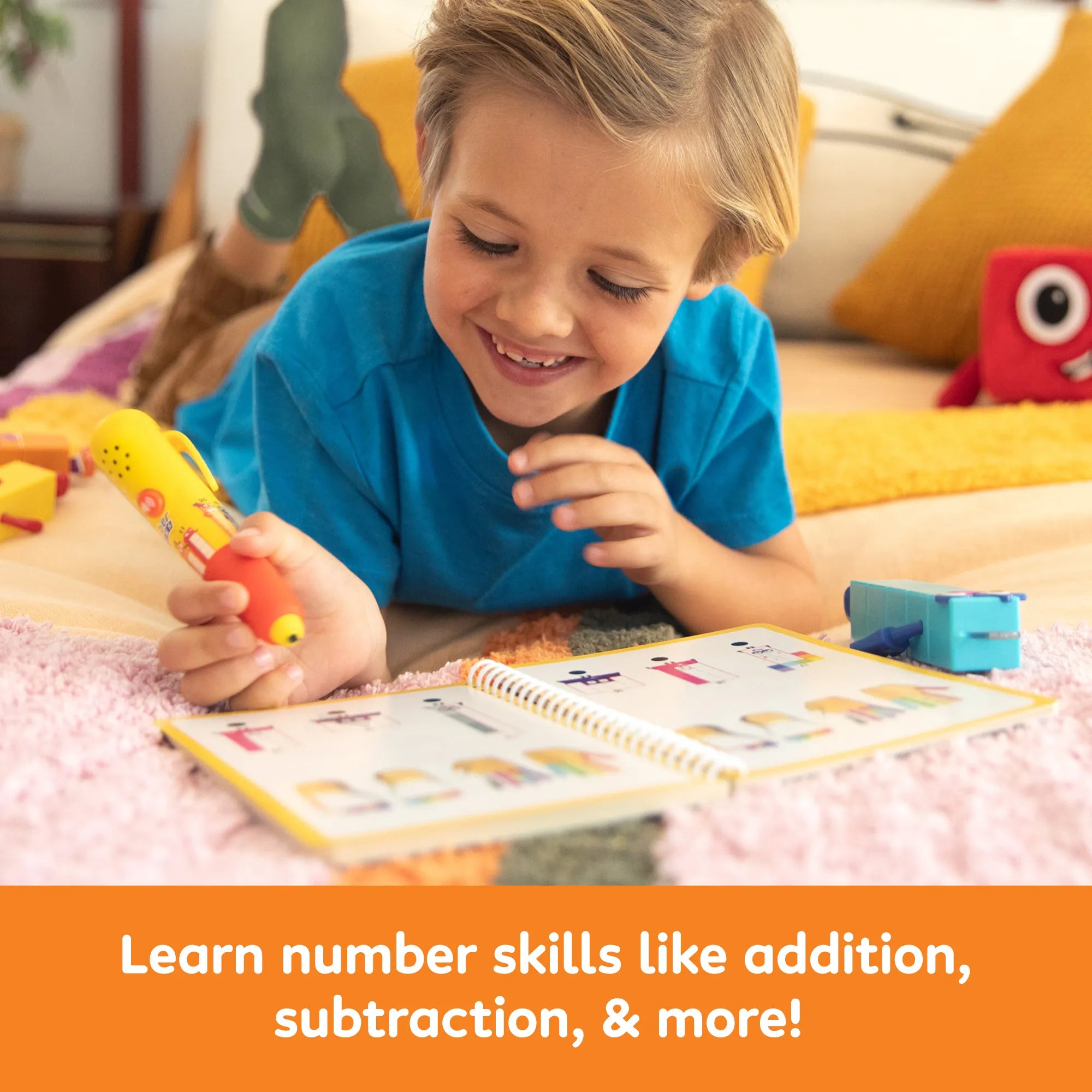 Hot Dots Numberblocks Activity Book 11-20 with Interactive Pen - Fun Math Learning for Kids Ages 5-8 | Homeschool & Classroom Educational Toy
