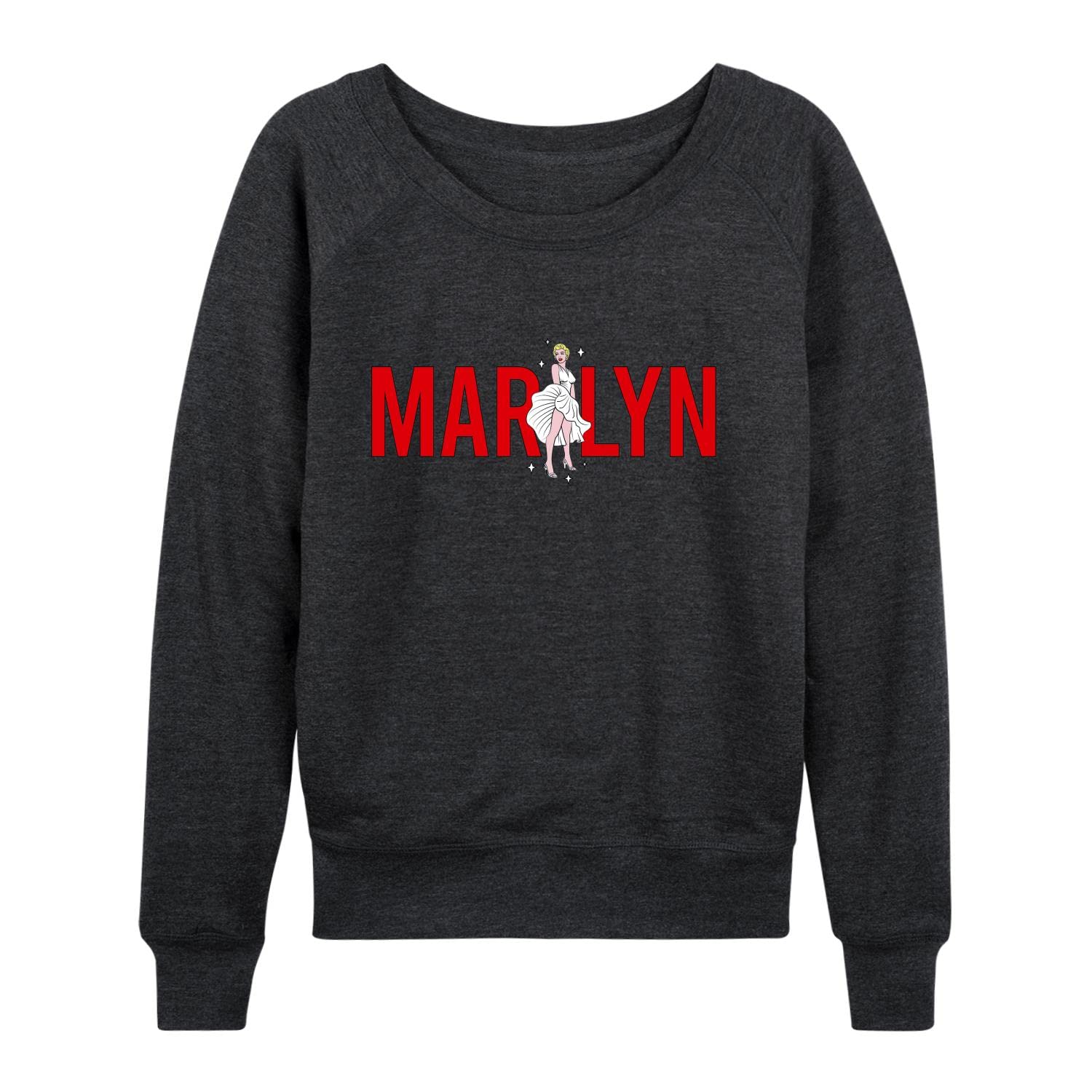 HYBRID APPAREL Marilyn Monroe Women's Lightweight French Terry Pullover Hoodie - Soft & Comfortable Sweatshirt for Casual Wear, Lounge, Gym, and Everyday Fashion