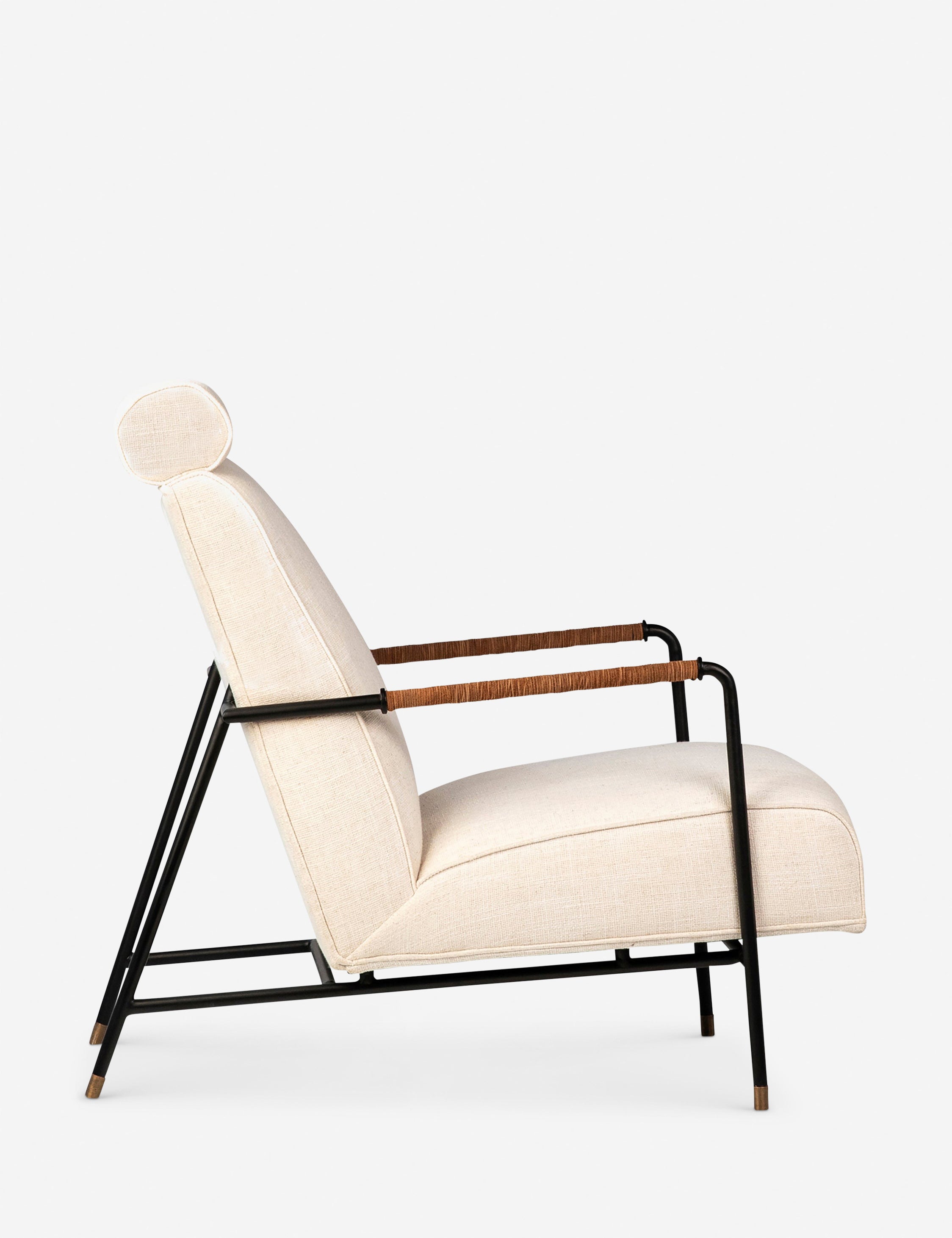 Blackburn Accent Chair - Modern Upholstered Lounge Chair for Living Room, Bedroom & Office - Comfortable Single Seater with Sturdy Metal Legs - Perfect for Reading Nook, Guest Room or Apartment Decor