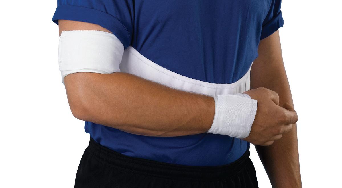 Elastic Shoulder Immobilizer Brace - Adjustable Arm Support for Shoulder Injuries, Dislocations & Post-Surgery Recovery - Ideal for Sports, Physical Therapy & Daily Comfort