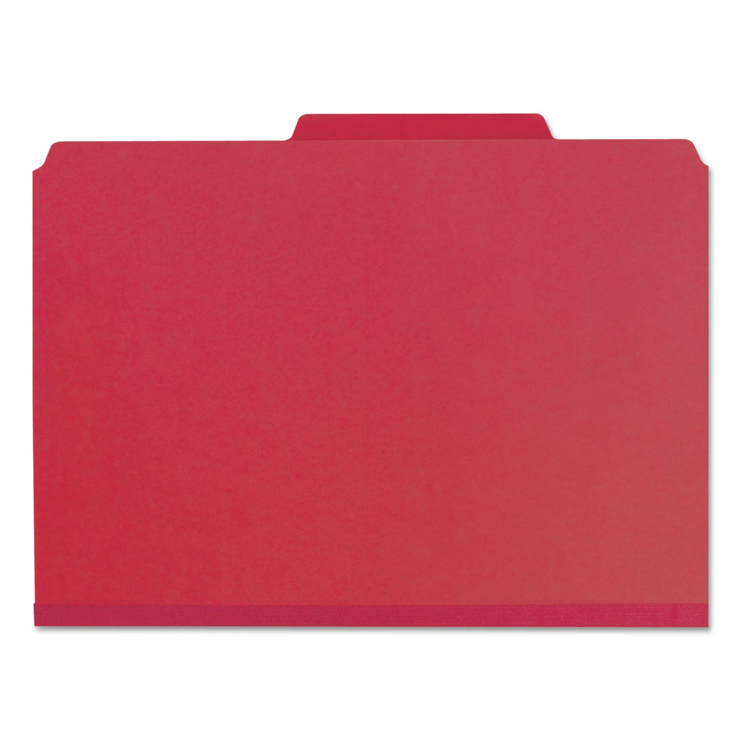 Smead 21538 1-Inch Expansion Recycled File Folders - 1/3 Top Tab Letter Size, Bright Red (25/Box) - Perfect for Office Organization, Document Storage & Filing Systems