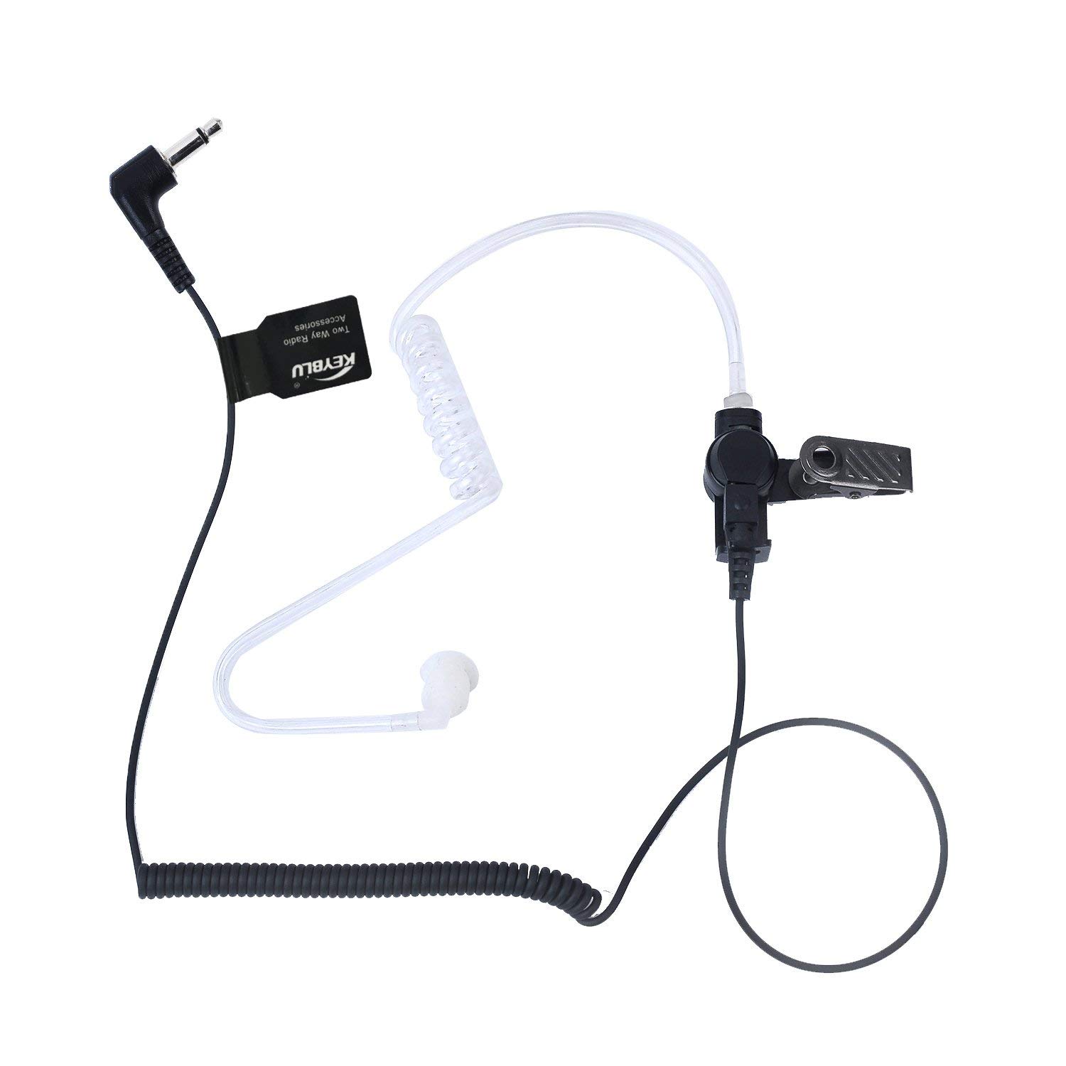 XL200 Surveillance Kit - Acoustic Tube Listen-Only Earpiece for 2-Way Radio (2.5mm) | Covert Communication Device for Security, Law Enforcement & Private Investigators