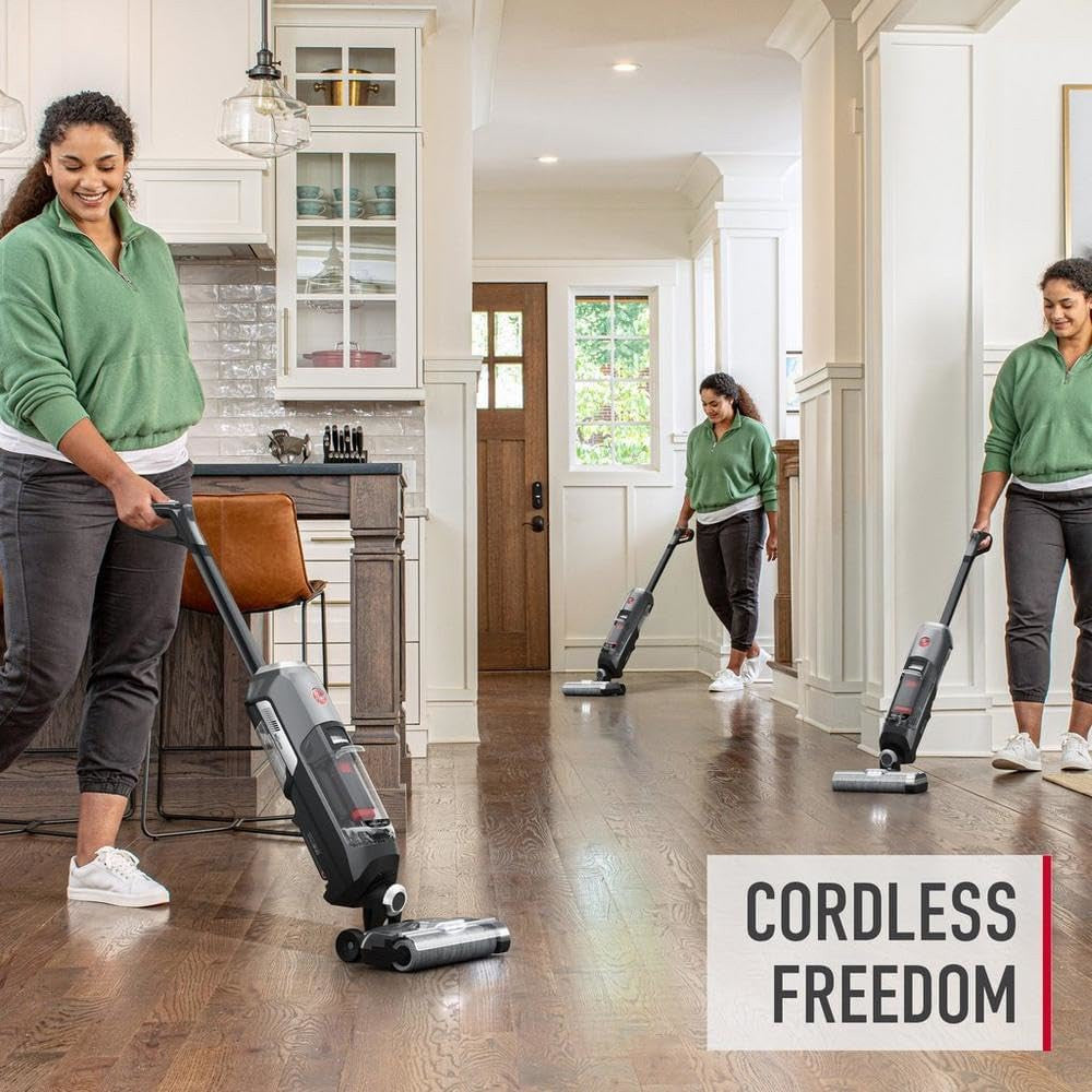 HOOVER ONEPWR BH55400V Cordless Hard Floor Cleaner - Factory Serviced with Home Essentials Warranty | Perfect for Hardwood, Tile & Laminate Floors