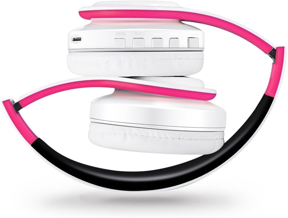 Wireless Headset with Stereo Sound - Ultra Compact & Lightweight Bluetooth Headphones for Work, Gaming, and Travel