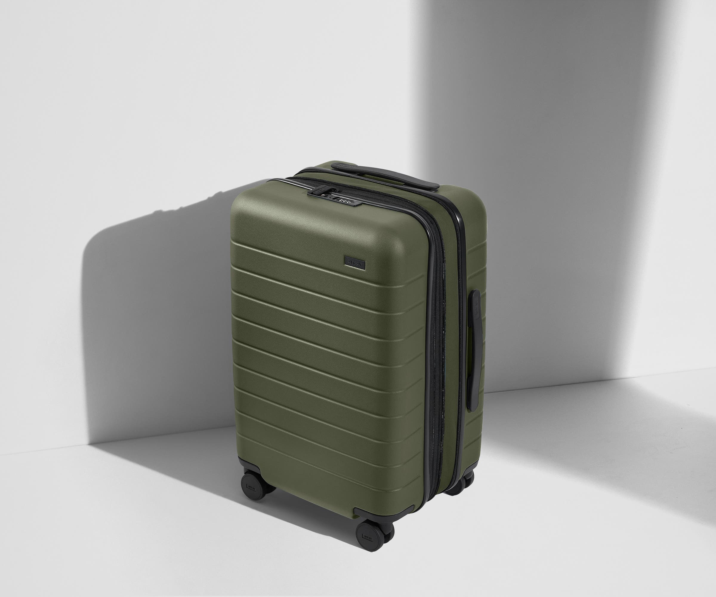 The Carry On Flex in Olive Green - Lightweight Expandable Luggage for Travel, Business & Weekend Getaways | Durable Spinner Suitcase with 360° Wheels & TSA Lock
