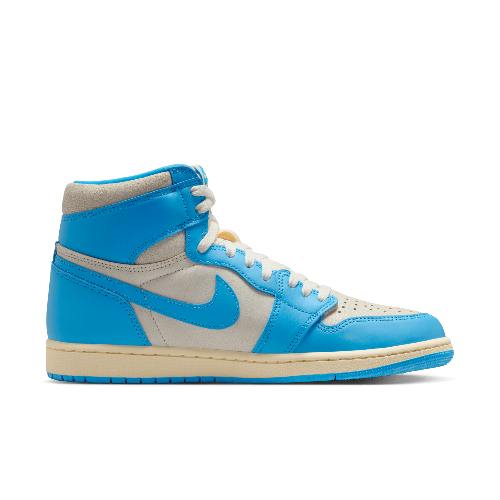 AIR JORDAN 1 RETRO HIGH OG UNC REIMAGINED - Authentic Nike Basketball Shoes for Men - Classic Blue & White Colorway - Perfect for Sneaker Collectors & Streetwear Fashion