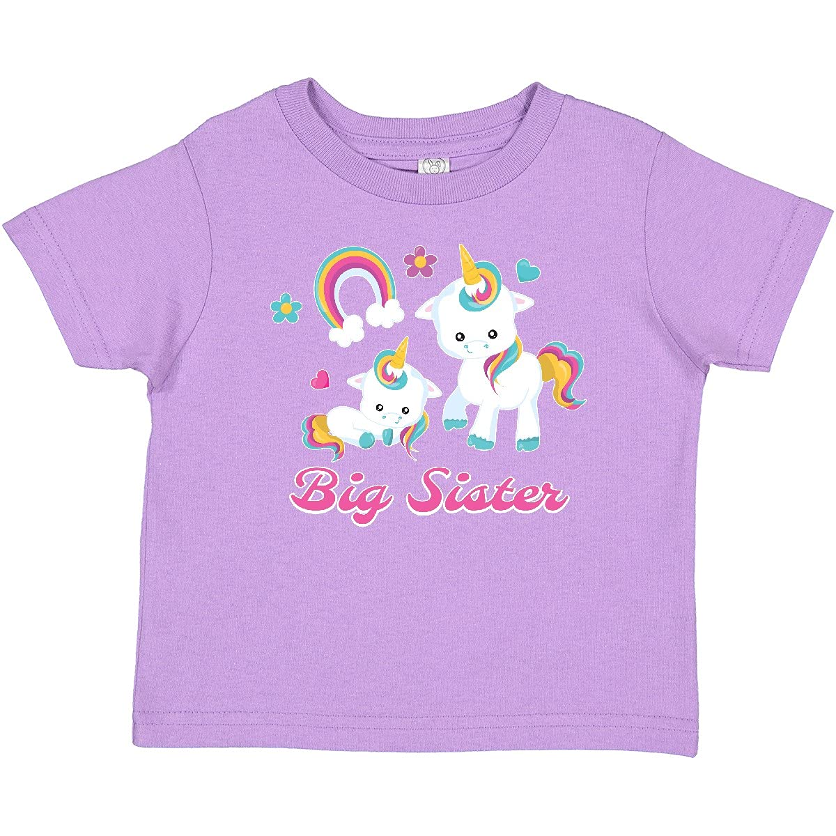 Inktastic Big Sister Baby T-Shirt - Cute Sibling Outfit for Newborns & Toddlers - Perfect for Family Photos, Birth Announcements & Matching Sibling Looks