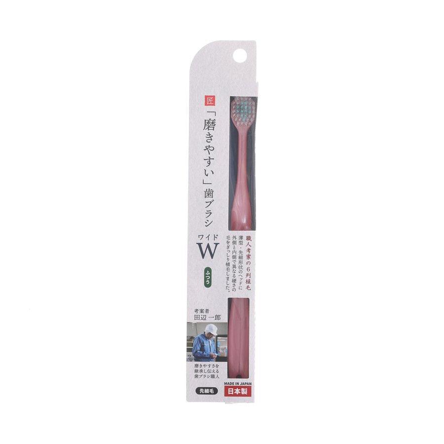 LIFELLENGE Easy to Polish Wide Teeth Brush - Soft Bristles for Gentle Cleaning (1pc) - Perfect for Travel, Home & Office Use