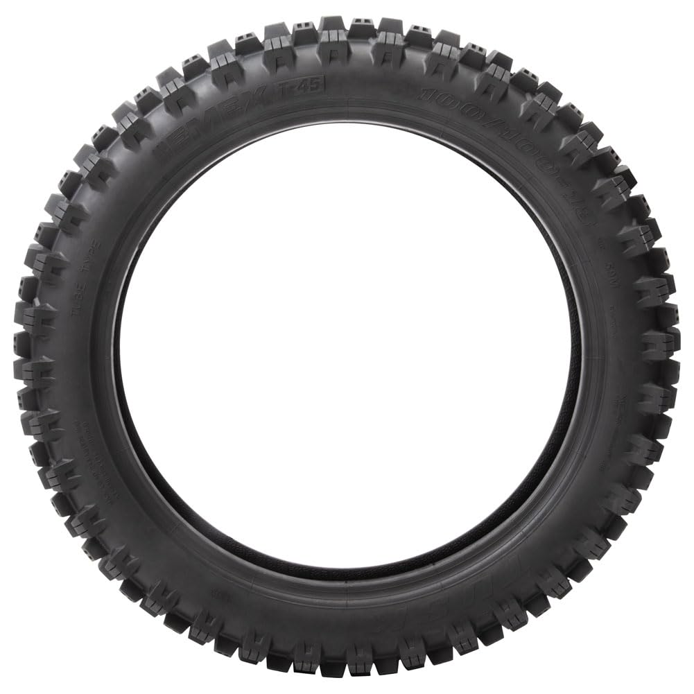 Tusk EMEX T-45 Intermediate/Hard Terrain Tire 110/100x18 - Dirt Bike Tire for Suzuki DR-Z 400 (2000-2004) | Off-Road, Trail Riding & Motocross Performance