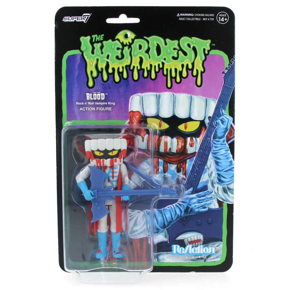 Blood (Rotten Rangers) - The Weirdest ReAction Figures Wave 5 | Collectible Action Figures for Horror Fans & Pop Culture Enthusiasts | Perfect for Display, Gifts, and Horror-Themed Collections