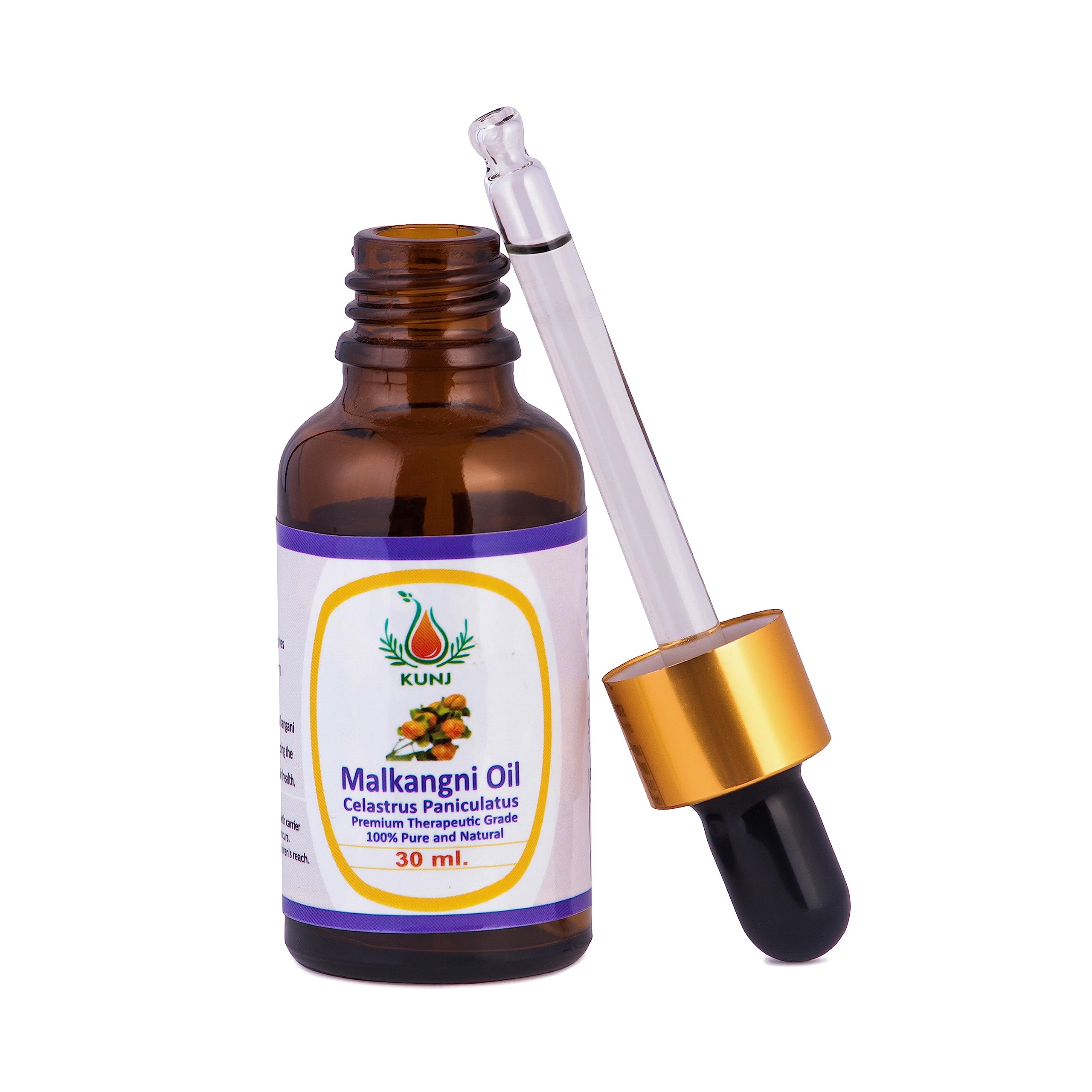 Pure & Natural Malkangani Oil - 30ml | Ayurvedic Herbal Remedy for Stress Relief, Joint Pain & Skin Care | Perfect for Aromatherapy & Massage