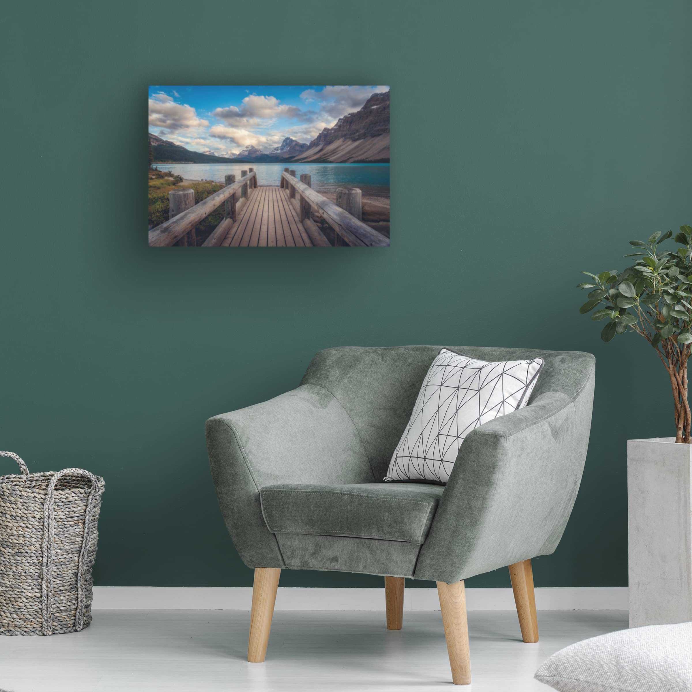 Trademark Fine Art 'The Bridge' Canvas Wall Art by Ivan Macia - Perfect for Living Room, Bedroom & Office Decor