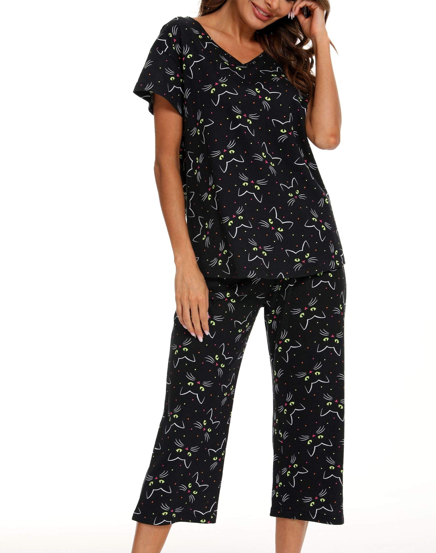 Women's Cotton Pajama Set - Summer Sleepwear for Comfort & Style