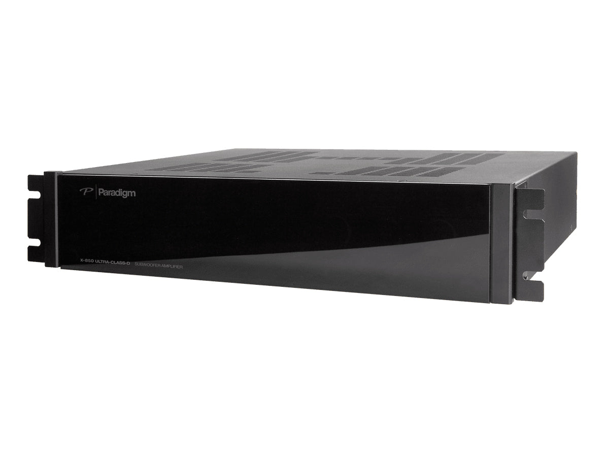 Paradigm X 850 High Power Subwoofer Amplifier - 850W RMS Bass Amp for Car Audio & Home Theater Systems - Perfect for Deep Bass Enhancement in Vehicles, DJ Setups, and Movie Nights